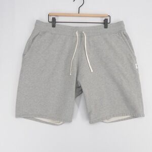 Reigning Champ Midweight Terry Shorts Mens XXL Gray Heather Drawstring Elastic